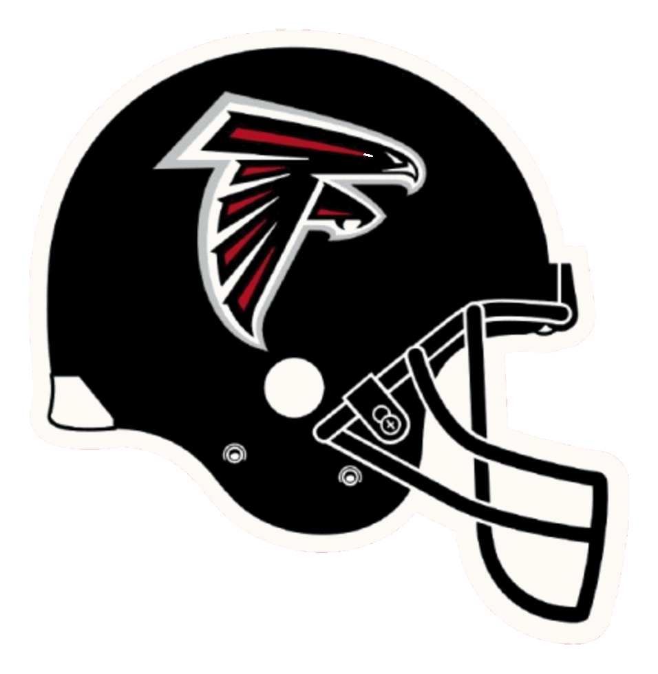 Atlanta Falcons helmet for Green Bay Packers vs. Atlanta Falcons at Lambeau Field