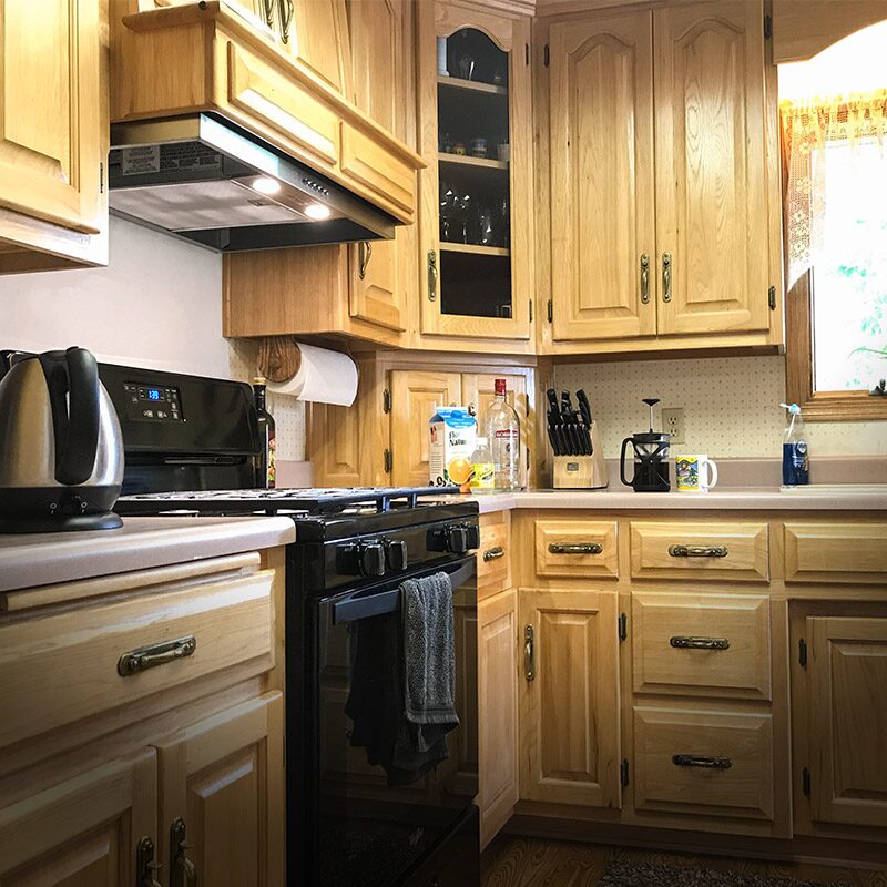 Furnished kitchen in a Green Bay rental home