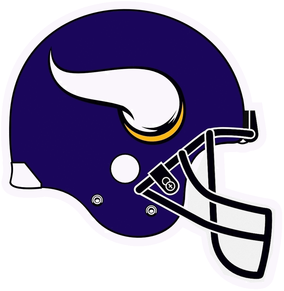 Minnesota Vikings helmet for Green Bay Packers vs. Minnesota Vikings at Lambeau Field